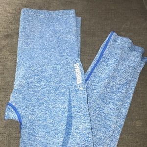 Blue Gymshark Seamless Leggings